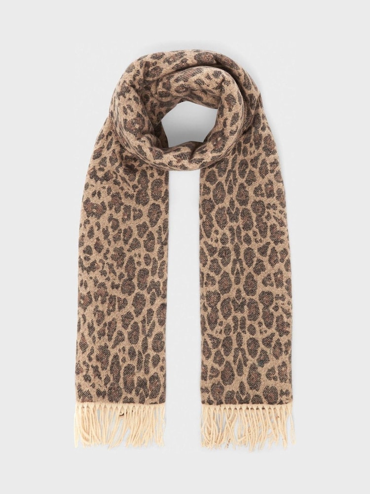 Hobbs Natural Adriana Leopard Scarf - Image 1 of 3