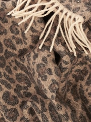 Hobbs Natural Adriana Leopard Scarf - Image 2 of 3