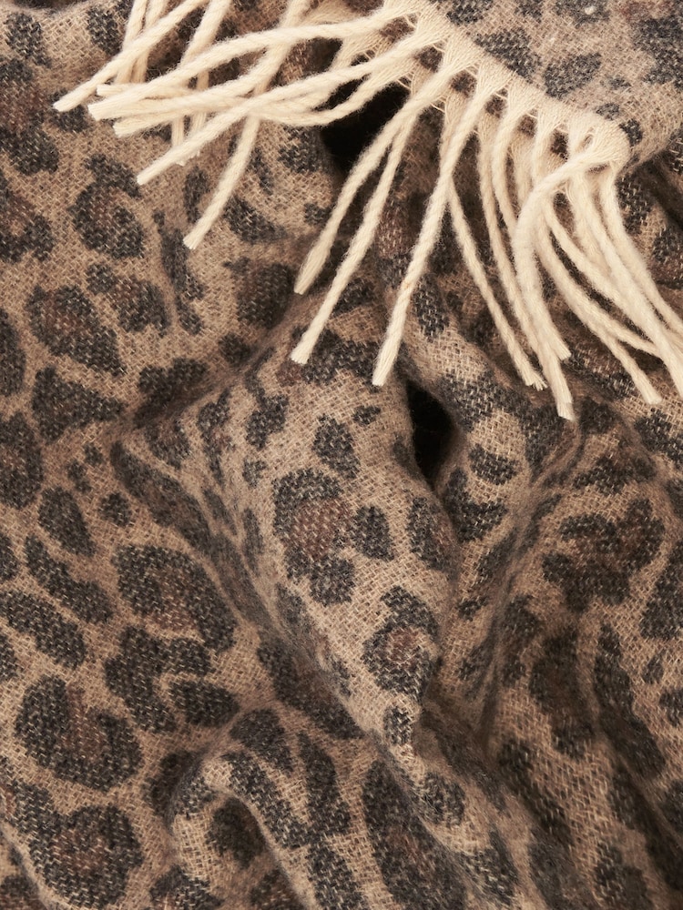 Hobbs Natural Adriana Leopard Scarf - Image 2 of 3