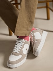 Polo Ralph Lauren Brown/Deckwash White Masters Crt Trainers - Image 6 of 6