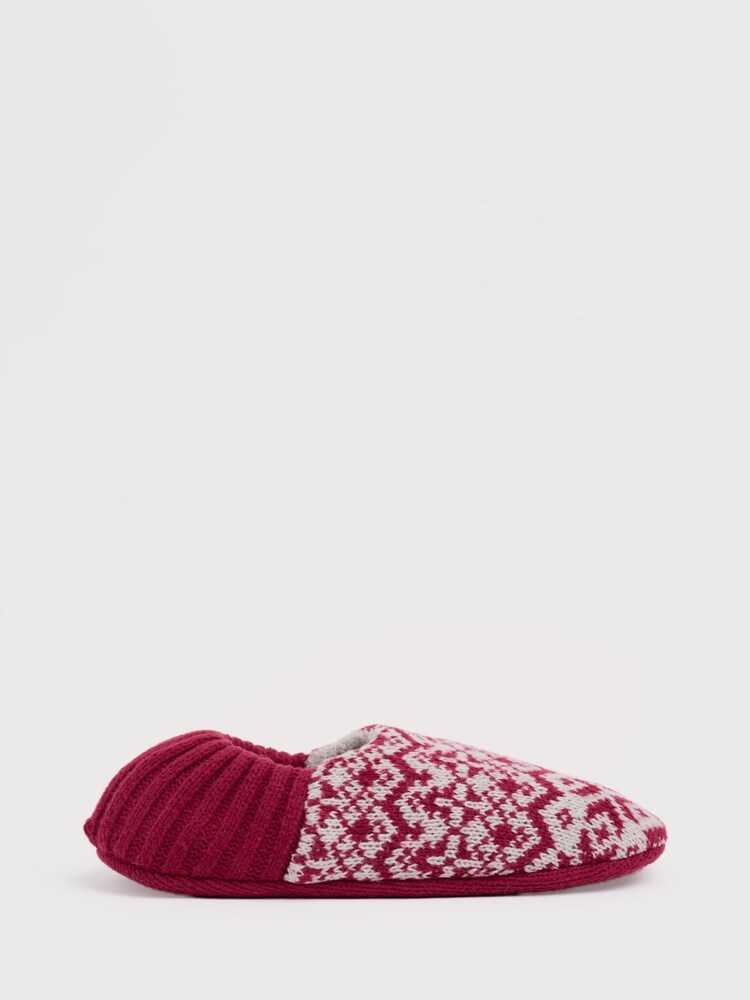 Seasalt Cornwall Red Women's Cabin Slippers - Image 2 of 2
