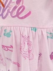 Character Pink Barbie Long Sleeve Unicorn Dress - Image 5 of 9
