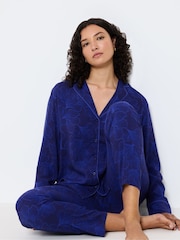 Blau - Triumph Boyfriend - Pyjamas - Bild 3 von 5