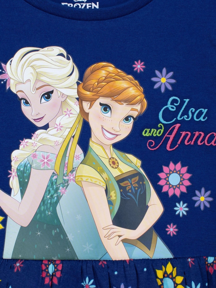 frozen casual dress Frozen Girls Elsa Casual Dress - Navy - Navy