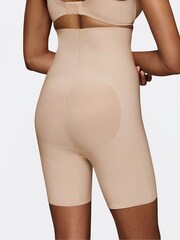 Triumph Nude BMU Illusion Curve Super High Waisted Mid-Thigh Briefs - Image 3 of 4