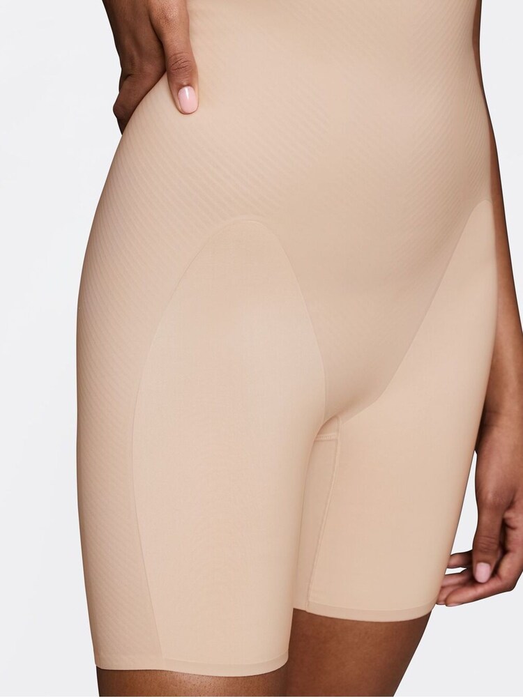Triumph Nude BMU Illusion Curve Super High Waisted Mid-Thigh Briefs - Image 4 of 4 Triumph Nude BMU Illusion Curve Super High Waisted Mid-Thigh Briefs - Image 4 of 4