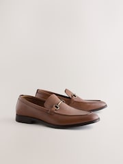 タン ブラウン - レザー Snaffle ローファー - 画像 3 / 7