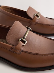 タン ブラウン - レザー Snaffle ローファー - 画像 5 / 7