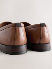 タン ブラウン - レザー Snaffle ローファー - 画像 6 / 7