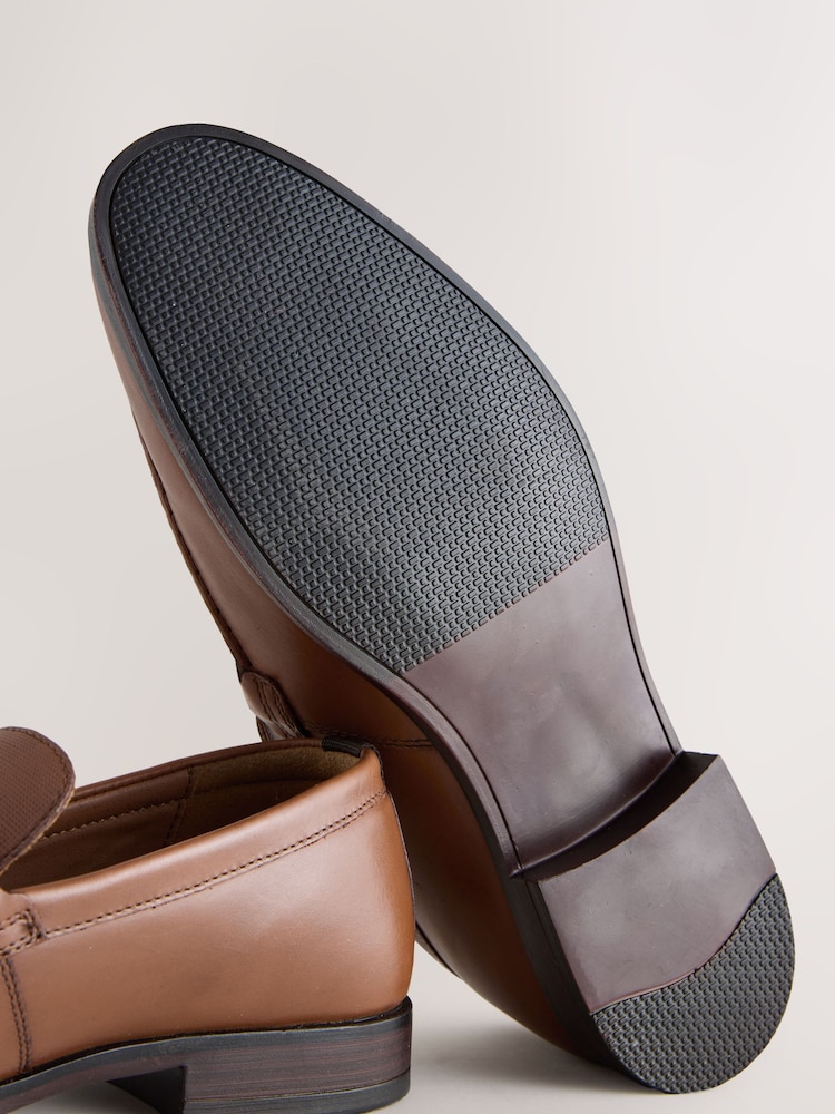 タン ブラウン - レザー Snaffle ローファー - 画像 7 / 7