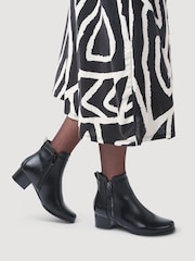 Pavers Black Smart Zip-Fastening Boots - Image 1 of 5