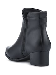 Pavers Black Smart Zip-Fastening Boots - Image 3 of 5