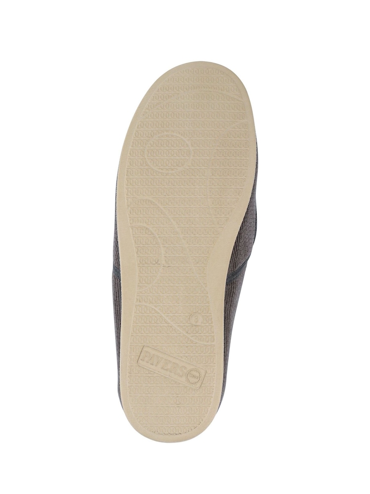 Pavers Grey Extra Wide Corduroy Slippers - Image 5 of 5 Pavers Grey Extra Wide Corduroy Slippers - Image 5 of 5