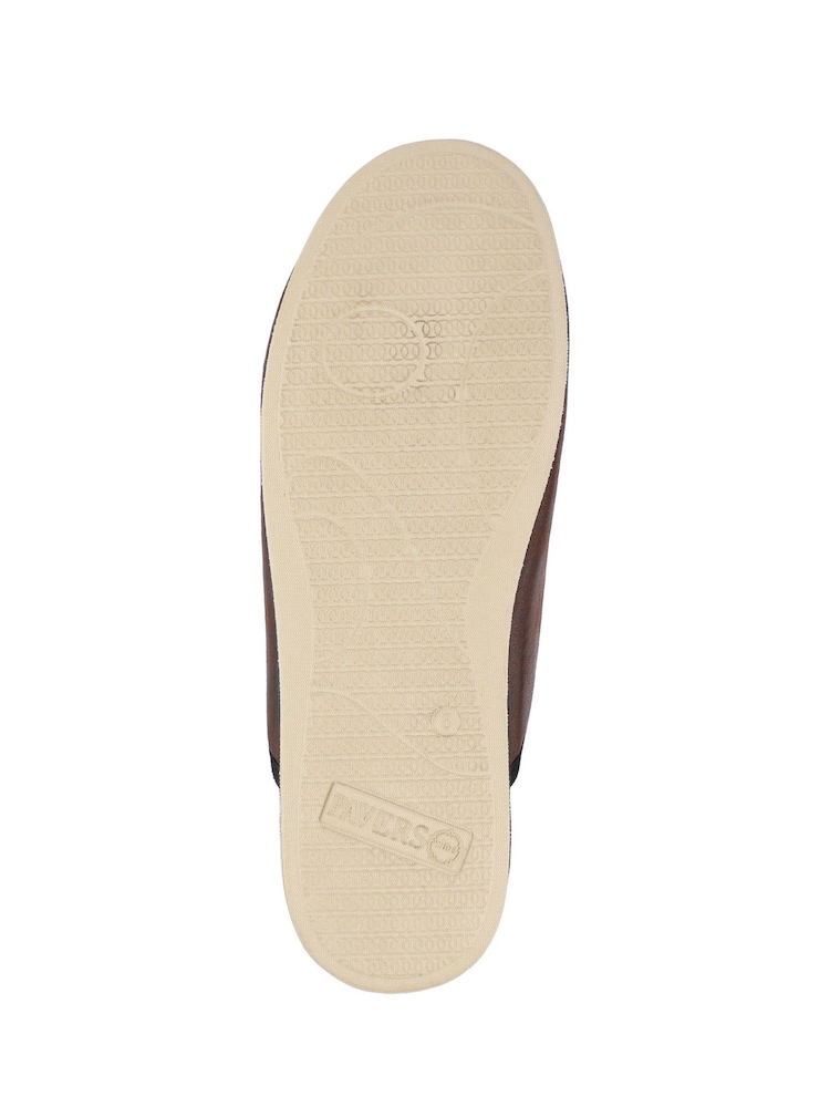 Pavers Dark Brown Wide Fit Supportive Mule Slippers - Image 5 of 5 Pavers Dark Brown Wide Fit Supportive Mule Slippers - Image 5 of 5