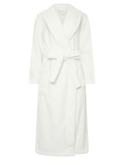 M&Co White Cotton Touch Shawl Robe - Image 5 of 5