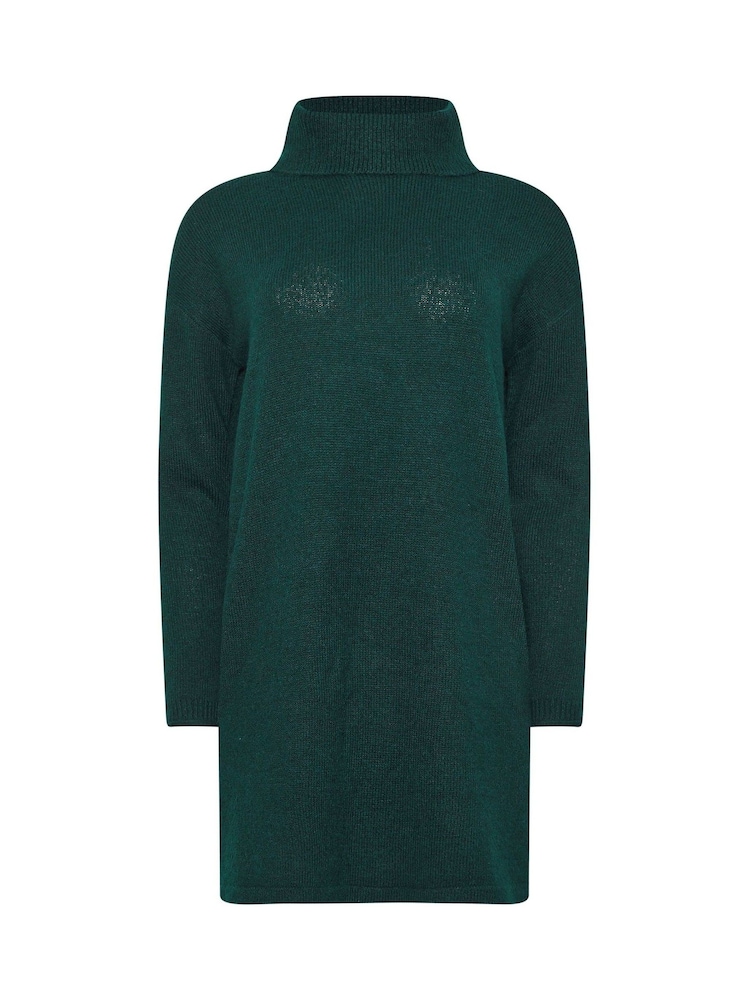 M&Co Green Roll Neck Tunic - Image 5 of 5