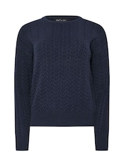 M&Co Blue Mini Cable Jumper - Image 3 of 3