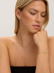 Jon Richard Gold Plated Crystal and Polished Heart Trio Set - Image 2 of 5