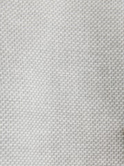 Light Grey Regular Fit Textured Linen Blend Double Breasted Blazer - Image 8 of 12