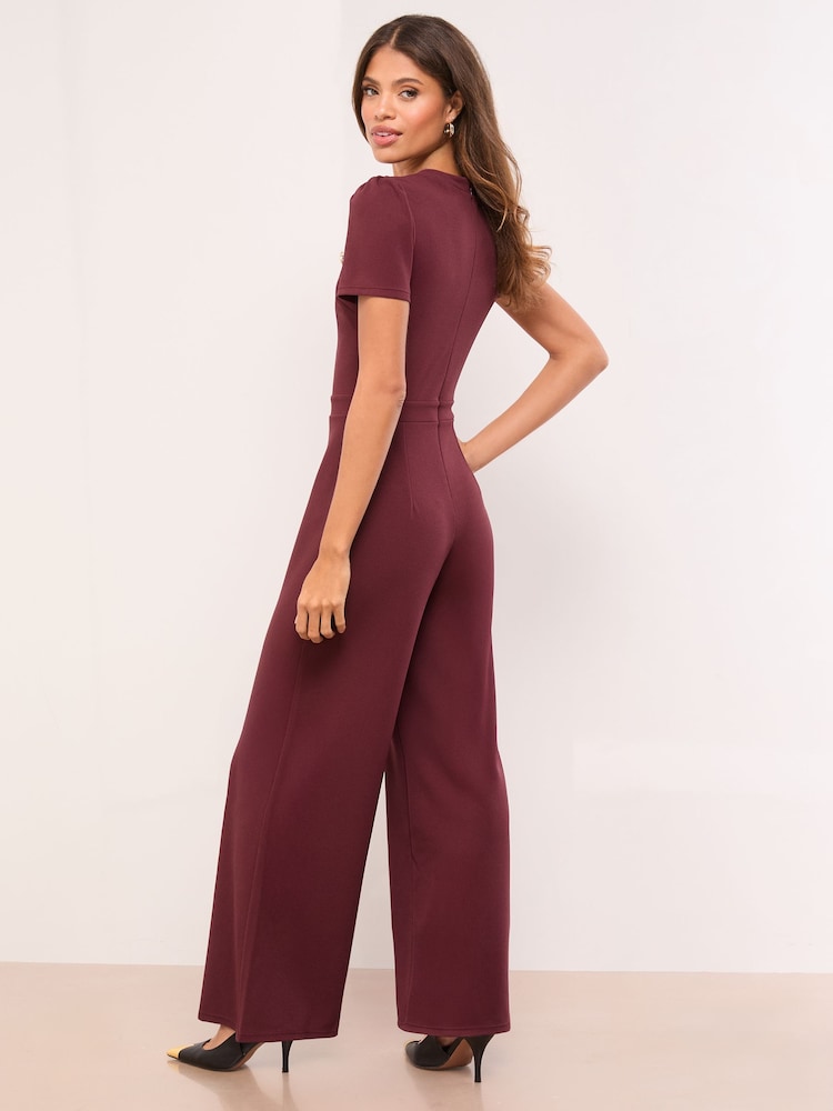 Lipsy Military Buttoned Jumpsuit - صورة 4 من 4 Lipsy Military Buttoned Jumpsuit - صورة 4 من 4