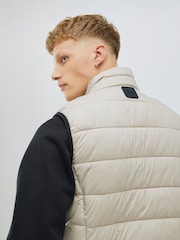 River Island Natural Puffer Gilet - Image 2 of 4