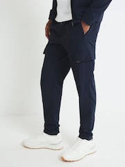 River Island Blue Skinny Fit Stretch Cargo Trousers - Image 3 of 4