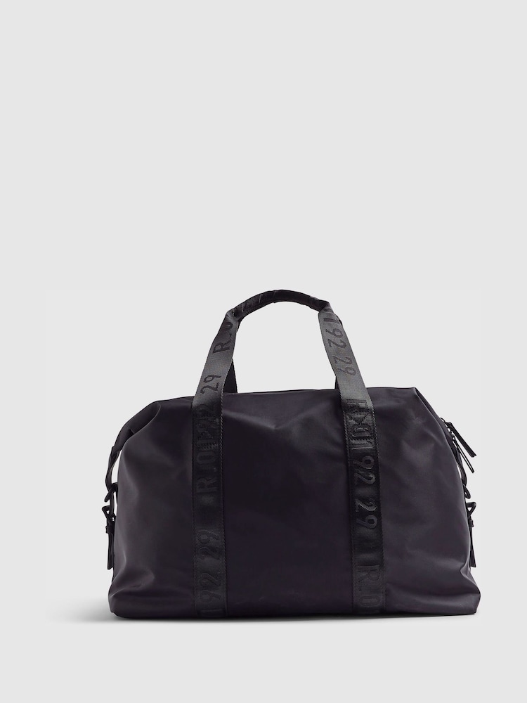 River Island Black Nylon Gym Bag - Image 2 of 5