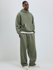 River Island Green Essentials Oversized Hoodie - Image 3 of 4