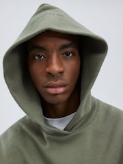 River Island Green Essentials Oversized Hoodie - Image 4 of 4
