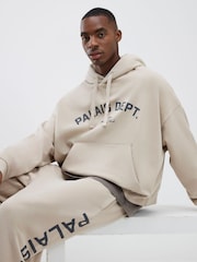 River Island Cream Palais Dept Oversized Hoodie - Image 3 of 4