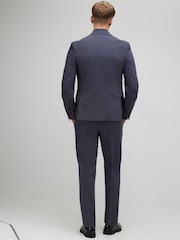 River Island Blue Skinny Fit Suit Trousers - Image 2 of 4