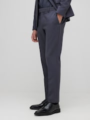 River Island Blue Skinny Fit Suit Trousers - Image 4 of 4