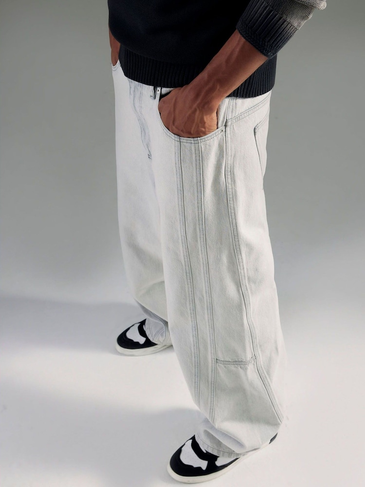 River Island Super Baggy Fit Jeans - Bild 3 von 3