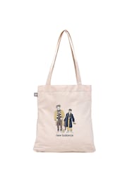 New Balance Cream NB Graphic Tote - Image 1 of 1