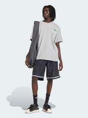 adidas Light Grey Loose Graphic Fresher 18 T-Shirt - Image 3 of 5