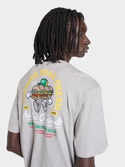 adidas Light Grey Loose Graphic Fresher 18 T-Shirt - Image 5 of 5