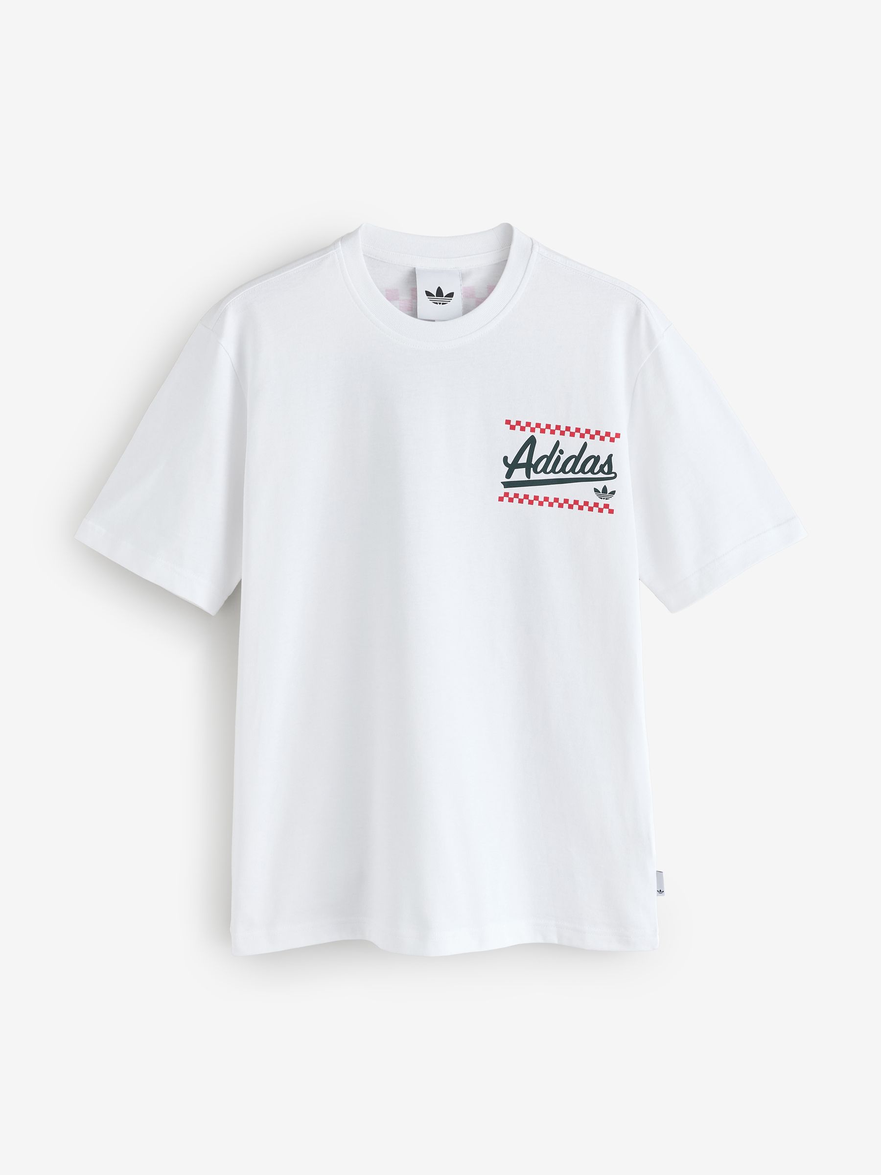 Buy adidas White Loose Graphic Pizza 20 T-Shirt from the Next UK