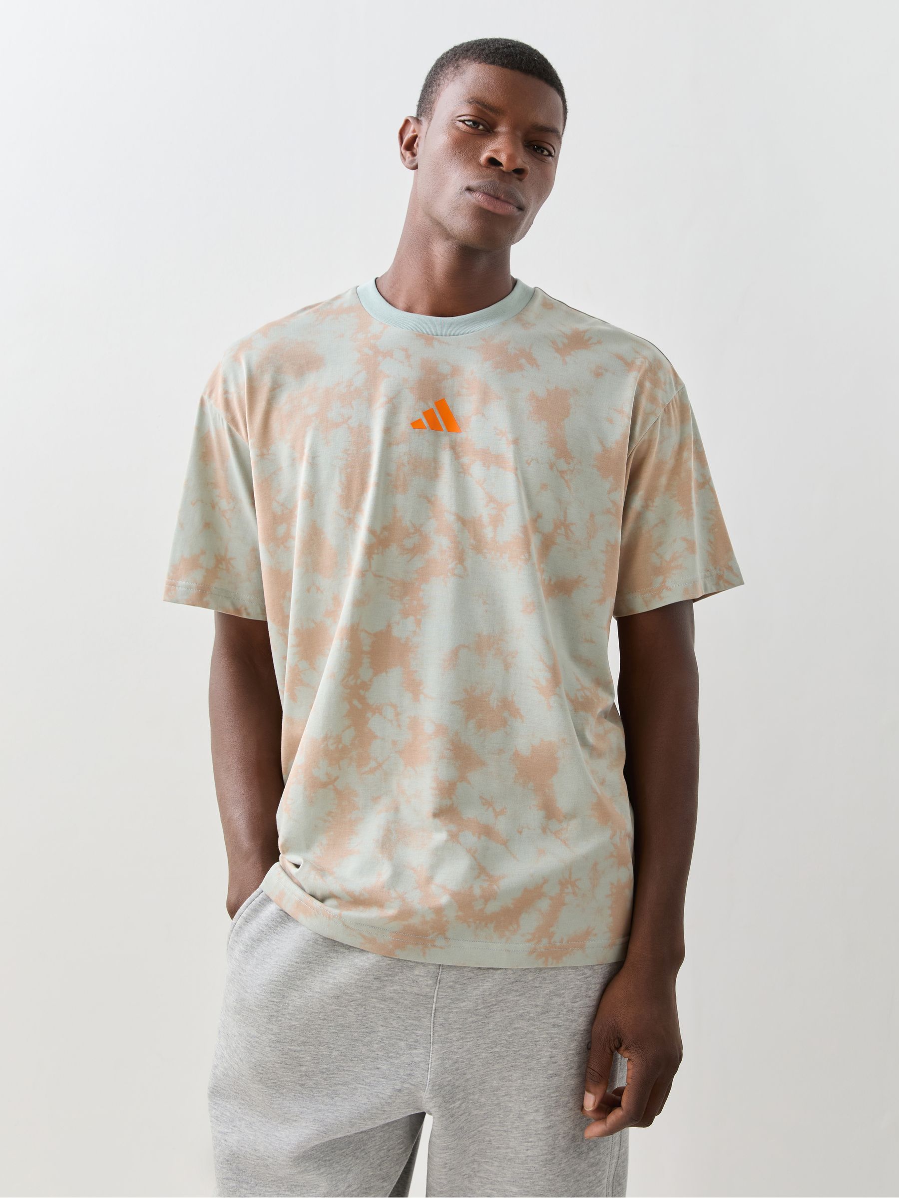 Buy adidas Sage Green Training Graphic T-Shirt from the Next UK