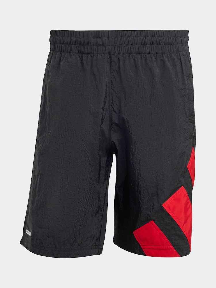 adidas Black/Red Shorts - Image 6 of 6
