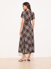 Lipsy Check Knot Side Midi Dress - Bild 2 von 5