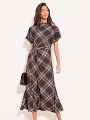 Lipsy Check Knot Side Midi Dress - Bild 3 von 5