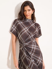 Lipsy Check Knot Side Midi Dress - Bild 5 von 5