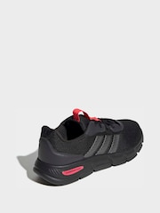 أسود/بيوتر - حذاء بإغلاق رباط مع بطانة Cloudfoam Flex من adidas - صورة 4 من 9