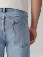 Bleach Blue Denim - Subay - Slim Fit Klassik Stretch Cins şalvar - 10şəkildən 5 şəkil