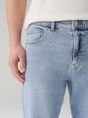 Bleach Blue Denim - Subay - Slim Fit Klassik Stretch Cins şalvar - 10şəkildən 6 şəkil