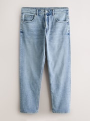 Bleach Blue Denim Single Straight Fit Classic Stretch Jeans - Image 1 of 4