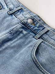 Bleach Blue Denim Single Straight Fit Classic Stretch Jeans - Image 2 of 4