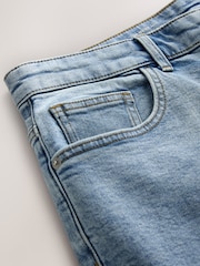 Bleach Blue Denim Single Straight Fit Classic Stretch Jeans - Image 3 of 4