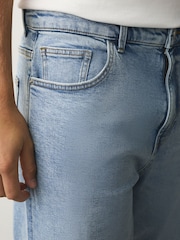 Verblichenes Denim-Blau - Regulär - Klassische Stretch-Jeans, Straight Fit - Bild 5 von 10