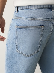 Verblichenes Denim-Blau - Regulär - Klassische Stretch-Jeans, Straight Fit - Bild 6 von 10